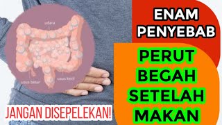 6 PENYEBAB PERUT BEGAH ATAU KEMBUNG SETIAP SELESAI MAKAN