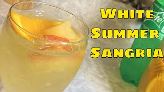 Easiest White Sangria  | Summer Sangria