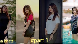 Nisha Bhatt instagram reel 🔥 new hottest girl nisha bhatt viral reels and famous tik toker