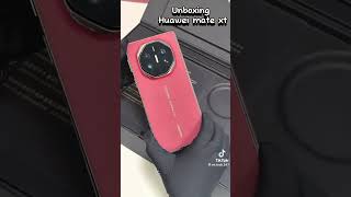 Huawei mate xt Unboxing හීන තමා ඉතිං #apple #huawei #samsung