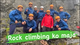 Badal Pari Chiso Thaun | Rock Climbing UK ko danda ma