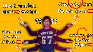 How I Reached Spain🇪🇸-Europe...??| How YOU Can Reach Spain| Informative Vlog| DIYA AND BRO.