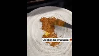 Special Chicken Keema Dosa on Street | Recipe of Keema Dosa #shorts #dosa #masaladosa #short #food