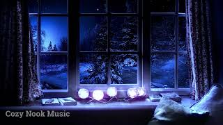 Cozy Room Ambience ASMR With Warm Music, Gentle Wind With Cozy Nook Music For a Night Of Sleep 🔥