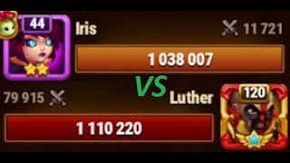 [Hero Wars] Iris vs Luther 🙈🙉🙊🤢🤬😨🥵🐠👀📽🖥