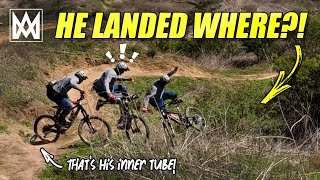 CRAZY MTB wipeout in San Clemente! | The YT Industries and Outsider Group ride! | YT Decoy | EMTB