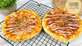 CEMILAN ANAK !! PIZZA TANPA TELUR TANPA ULEN ENAK BANGET WAJIB BIKIN ANAK PASTI SUKA