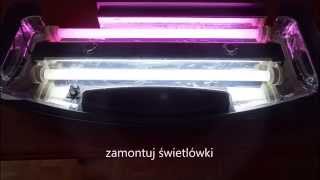 pokrywa akwarium + folia aluminiowa - aluminum foil aquarium reflector