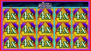 ★★JACKPOT HANDPAY★★$300 BETS★★SANDS OF MYSTERY HIGH LIMIT SLOT MACHINE BUENO DINERO MUSEUM SLOTS