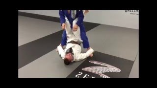 Closed Guard Sweep When Opponent Stands To Pass for Brazilian Jiu Jitsu