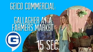 GEICO Commercial - Gallagher At A Farmers Market [15 Sec. Version] 🍉🔨 (2012)