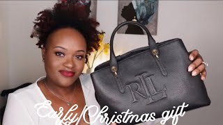 vlogmas my christmas gift ralph lauren bag 2021