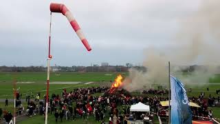 Flugplatz Hamm- Lippewiesen, Osterfeuer 08.04.2023