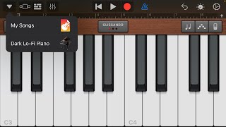 GarageBand - Dark Lo-fi Piano