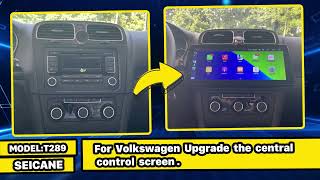 Easy Installation: 9" Android 12.0 VW Stereo System with Built-in CarPlay / Android Auto / DSP