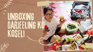 Unboxing Darjeeling Ko Koseli/ All the way from Darjeeling to Delhi @anjalichhetri5945