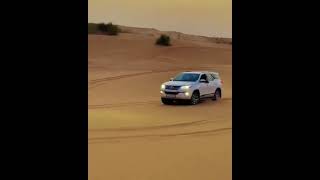 DRIVING FORTUNER ON SAND DUNES😍|#shorts