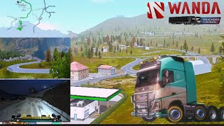 Trucker of euro 3 New map updated with beautiful scene