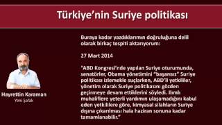 Hayrettin Karaman - Türkiye’nin Suriye politikası - 30.01.2015