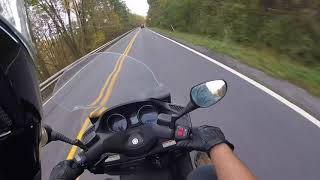 A fall ride in the mountains on my Yamaha Majesty Scooter 🛵