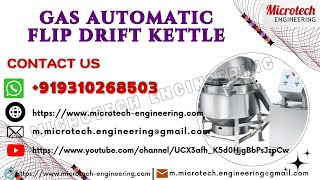 Gas Automatic Flip Drift Kettle, Steam Cooking Kettle, Cooking Boiler Rice, Cooking Kettle