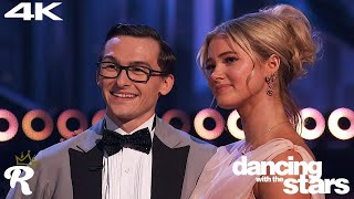 Stephen Nedoroscik & Rylee Arnold | Viennese Waltz + Scores | Week 8 | Dancing With The Stars 2024