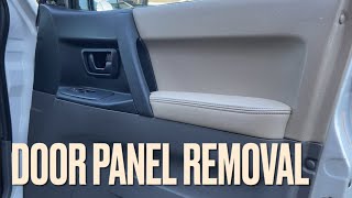 Door panel removal on gen3 Montero Pajero