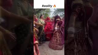 Rajasthan is not for beginners 😂 | Reel vs Real in weeding of Rajasthan #shorts #funny #memes