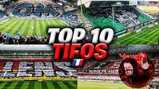 TOP 10 DES PLUS BEAUX TIFOS DE FRANCE !