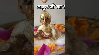 laddu Gopal ka Abhishek 🙏🙏#Janmashtami#Thakur ji#shortvideo 🙏❤️