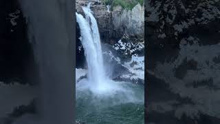 Snoqualmie Falls in Snow