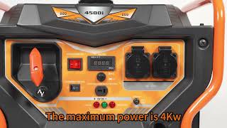 BS4500i，4kw inverter generator