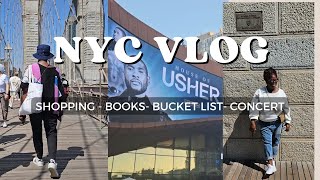 NYC Vlog | Shopping |Books | Bucket List | Concert