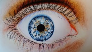 Speed Drawing: Realistic Human Eye