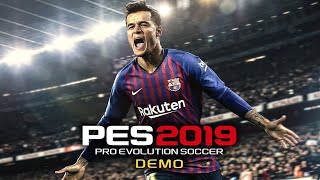 Pes 2019 Demo Gameplay Schalke 04 Vs Barcelona Camp Nou.