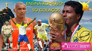 Romário Ensina! Um vídeo-aula de como fazer gols com o Gênio da Grande Área!