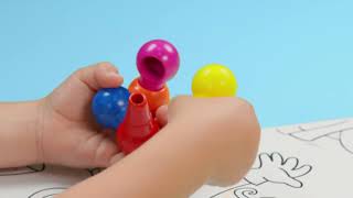 Techno Stationery -  Color'Peps  Early Age  Baby crayons Maped