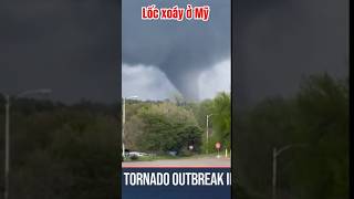 #shorts lốc xoáy kinh hoàng ở Mỹ  | TORNADO @TranPinnockfamily