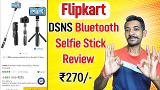 DSNS Bluetooth Selfie Stick With Tripod Review || Flipkart Product Review