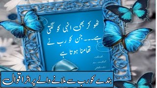 Effective & Beautiful Words in Urdu | Aqwal e Zareen | Words of Wisdom@zubairmaqsoodvoice