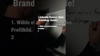 LinkedIn Basics: Dein Branding-Start! #linkedin #linkedintipps #personalbranding