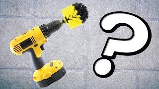 What is a Drillbrush Power Scrubber?