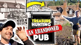 ABANDONED PUB Treasure Hunt! 300 year-old coin found!