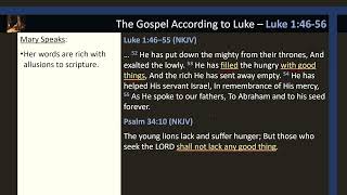 Luke 1:46-56 The Magnificat