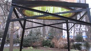 Ivan Navarro Installation in Madison Square Park (March 2014)