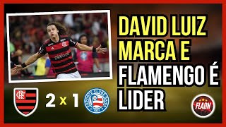 DAVID LUIZ MARCA E FLAMENGO É LIDER DO BRASILEIRÃO 2024