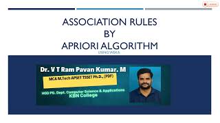 Association Rules by Apriori Algorithm using Weka