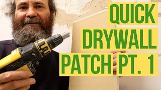 How to Patch Drywall | Part 1: Boarding & Drywalling