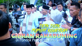 Detik Detik Moment Kehadiran Gibran Rakabuming Raka Di Pondok Pesantren Ibnu Sina || GRAPINDO News