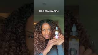 Hair care routine #naturalhair #curlyhair